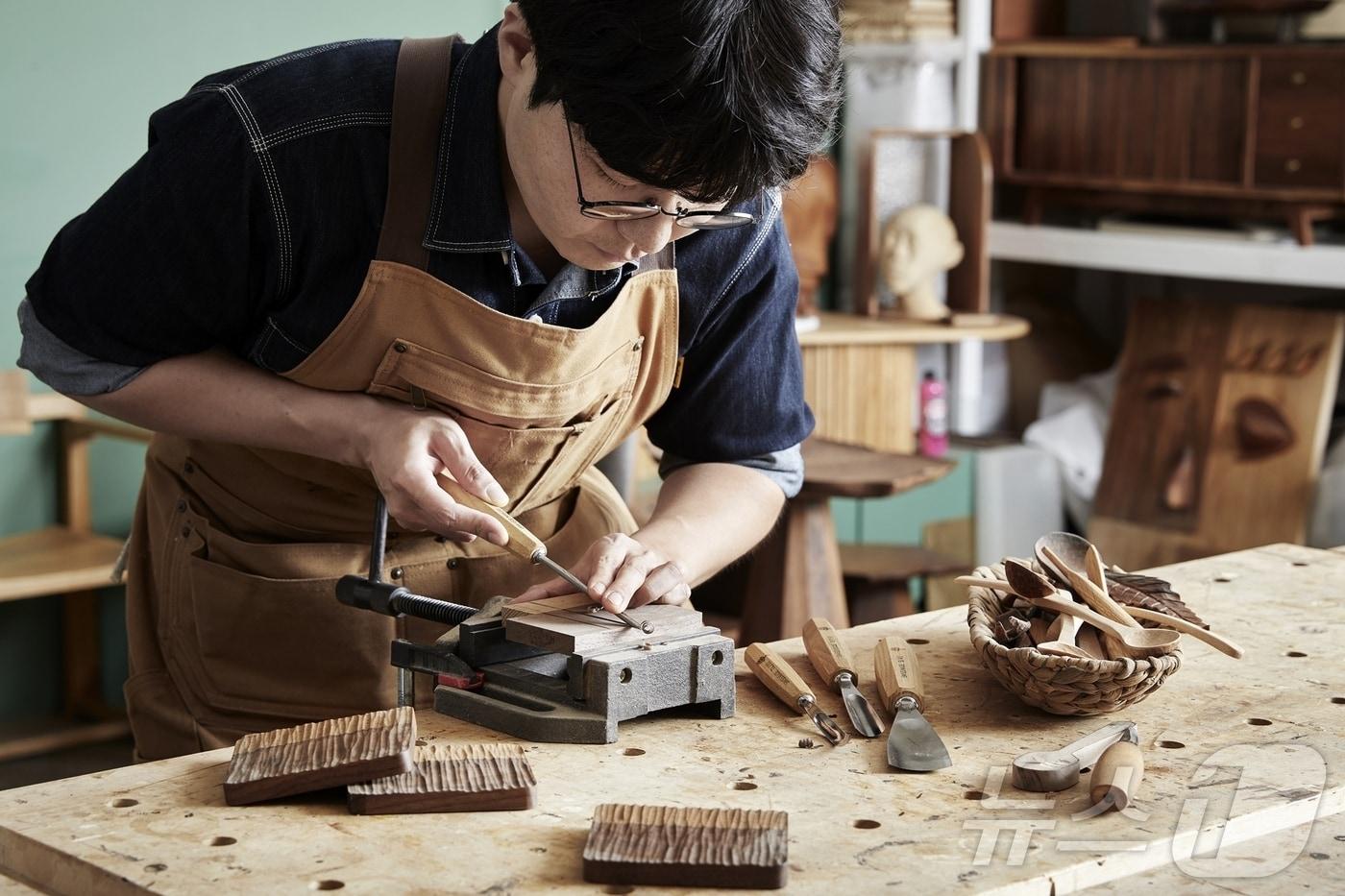 현대리바트 &#39;리바트 공방&#39;에 입점한 &#39;호작담&#39; 공방 사진&#40;현대리바트 제공&#41;