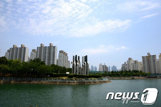 산 해운대구 좌동 신시가지.&#40;해운대구 제공&#41;