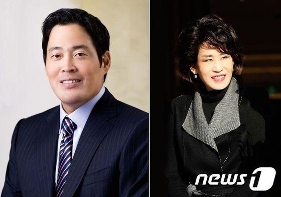 정용진 신세계그룹 회장&#40;왼쪽&#41;과 정유경 신세계 총괄사장&#40;오른쪽&#41;ⓒ News1 