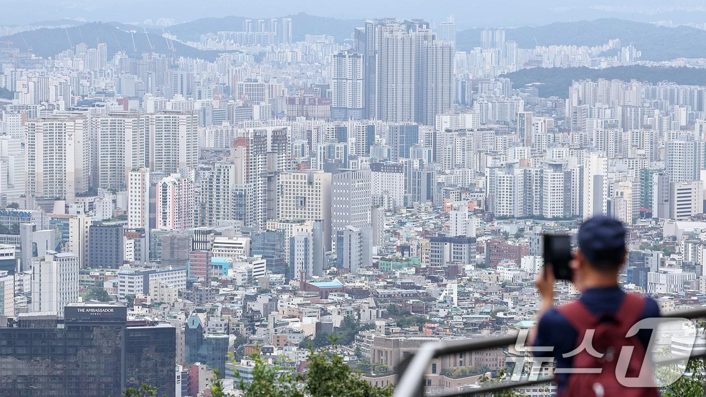 서울시내 아파트 밀집 지역. 2024.8.21/뉴스1 ⓒ News1 민경석 기자