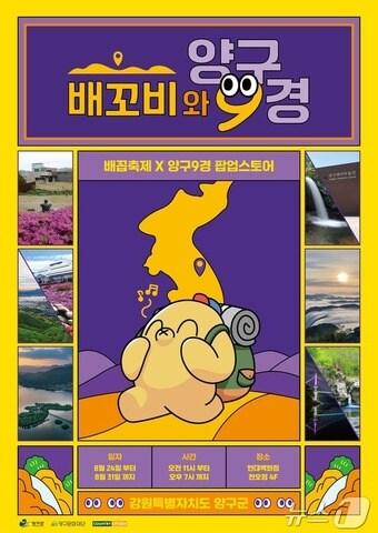 팝업스토어 포스터.&#40;양구군 제공&#41;/뉴스1