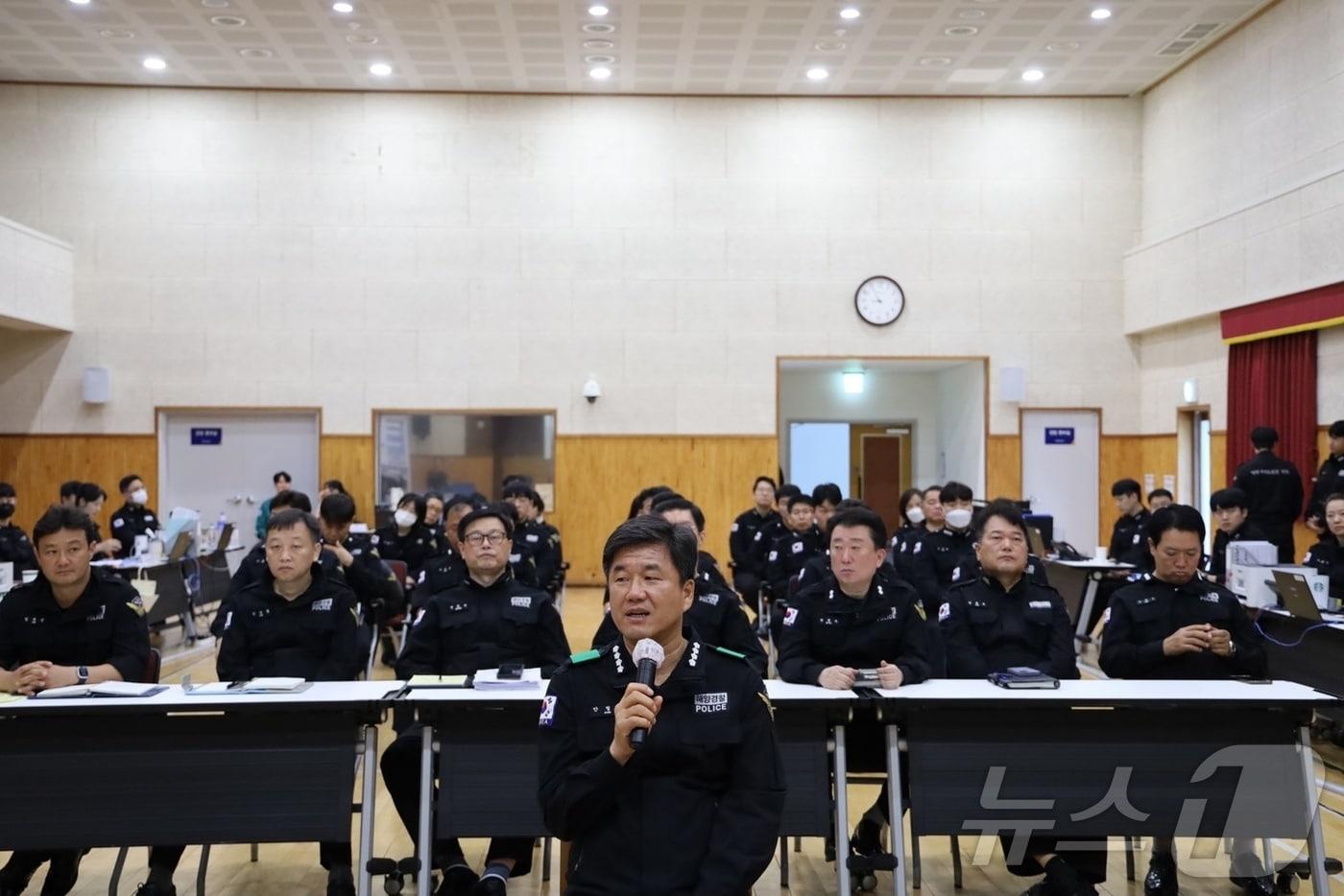 울산해양경찰서가 이달 19일부터 22일까지 4일간 국가 비상 대비 태세 능력 확립을 위한 2024년 을지연습을 실시했다고 밝혔다.&#40;울산해경 제공&#41;