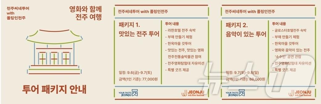 가을에 열리는 영화축제 &#39;2024 전주씨네투어 with 폴링인전주&#39; 안내글 &#40;전주국제영화제 제공&#41;/뉴스1