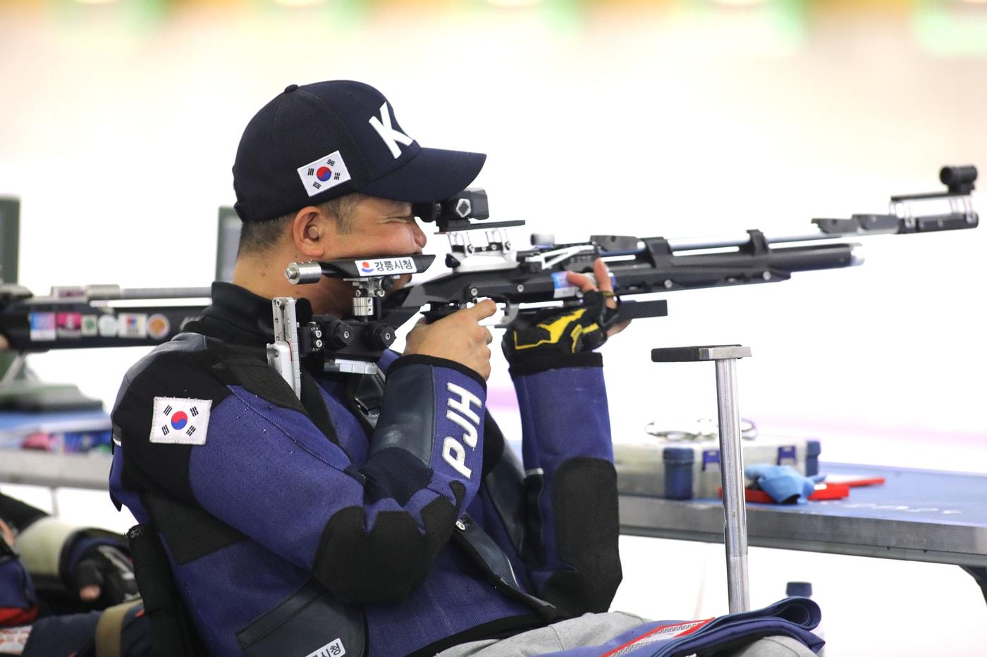 2024 패럴림픽에서 한국의 두 번째 금메달 주인공이 된 박진호.&#40;대한장애인체육회 제공&#41;