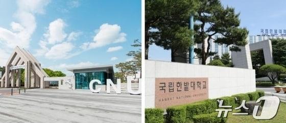 왼쪽부터 충남대·국립한밭대 전경. /뉴스1