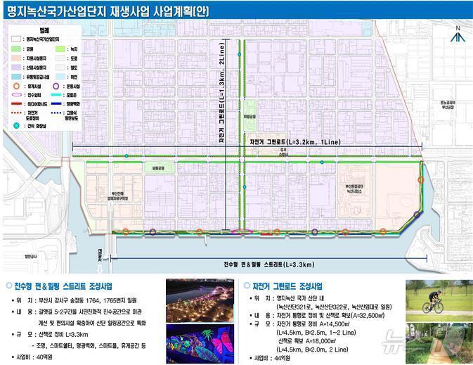 명지녹산국가산단 재생사업 사업계획안&#40;부산시청 제공&#41;