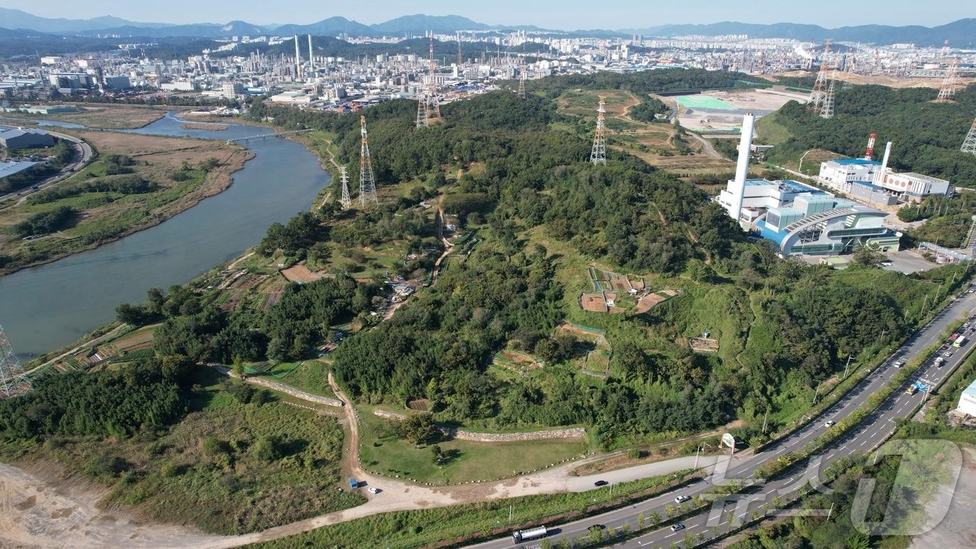 울산 개운포 경상좌수영성 전경. &#40;울산 남구 제공&#41;