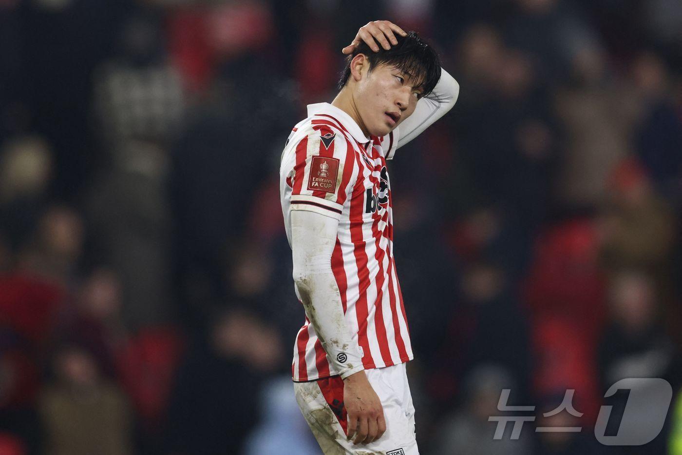 스토크 시티의 배준호. ⓒ AFP=뉴스1