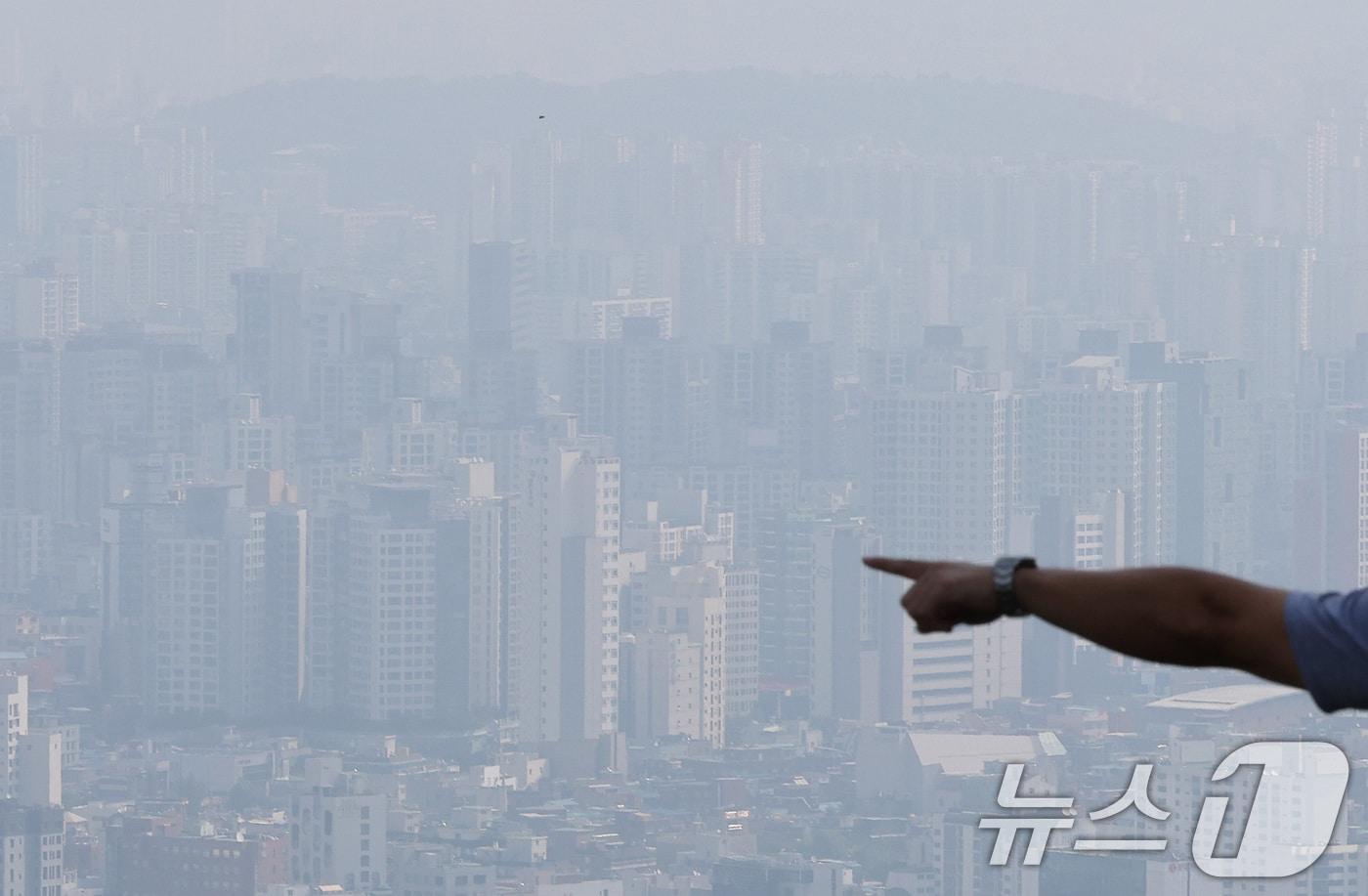 1일 서울 남산에서 바라본 아파트 밀집지역 모습. 2024.9.1/뉴스1 ⓒ News1 이동해 기자