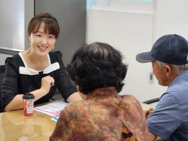 찾아가는 방문 약손 교실 상담.&#40;증평군 제공&#41;/뉴스1