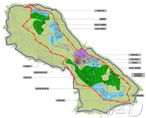 선미테마아일랜드 관광단지 토지이용 계획도.&#40;인천시 제공&#41;2024.9.23/뉴스1