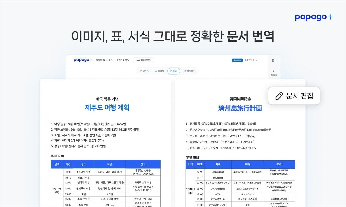 네이버클라우드 파파고 플러스&#40;네이버클라우드 제공&#41;