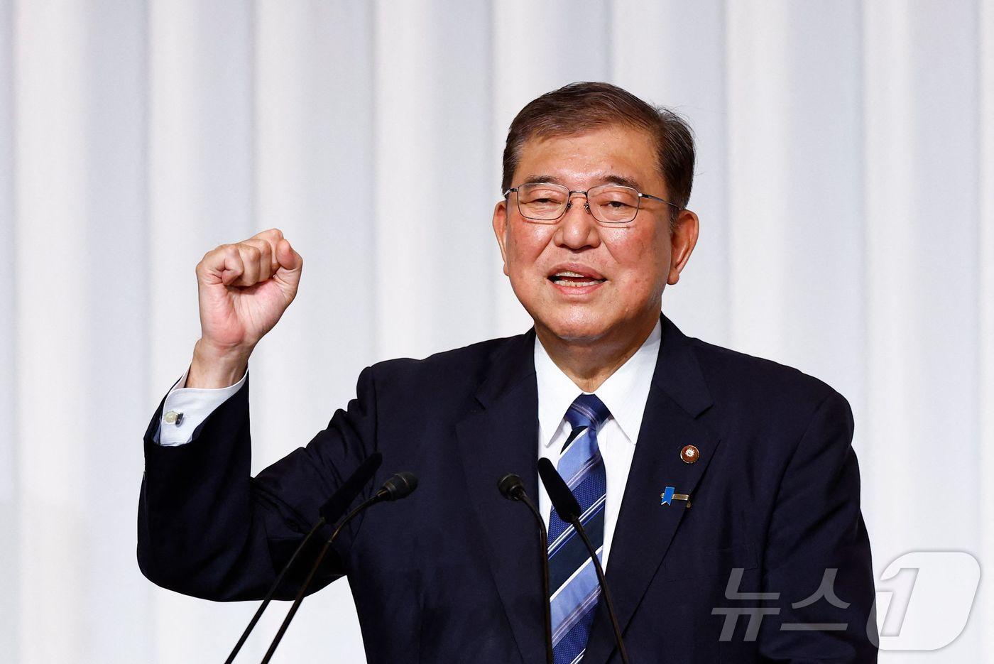 이시바 시게루 일본 신임 총리. ⓒ AFP=뉴스1 ⓒ News1 권진영 기자