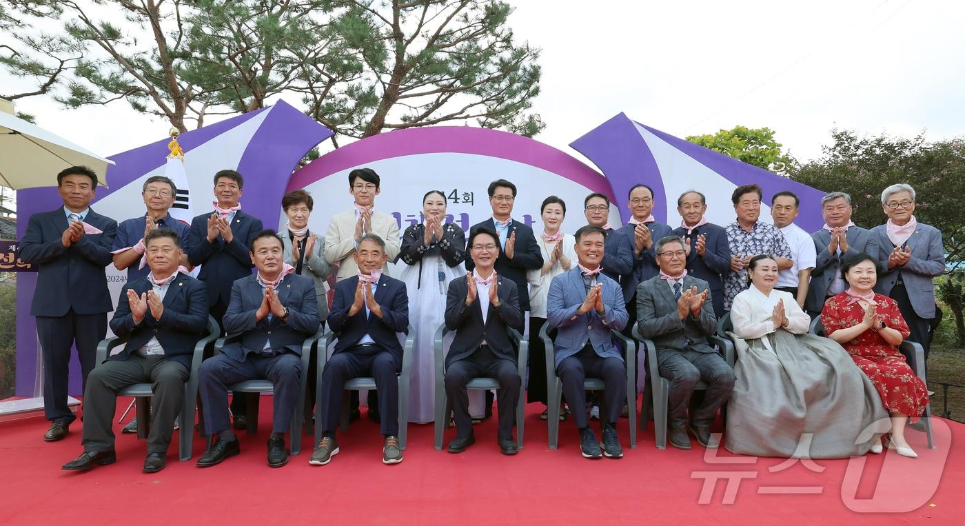 조선 최초의 여성 명창 ‘진채선&#39;을 기리는 제4회 진채선의 날 기념식이 1일 고향인 전북자치도 고창군 심원면 사등마을서 개최됐다.&#40;고창군 제공&#41;2024.9.3/뉴스1 