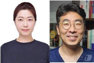 안전성평가연구소 윤혜진 총괄전임수의사&#40;왼쪽&#41;와 양영수 전임수의사. /뉴스1