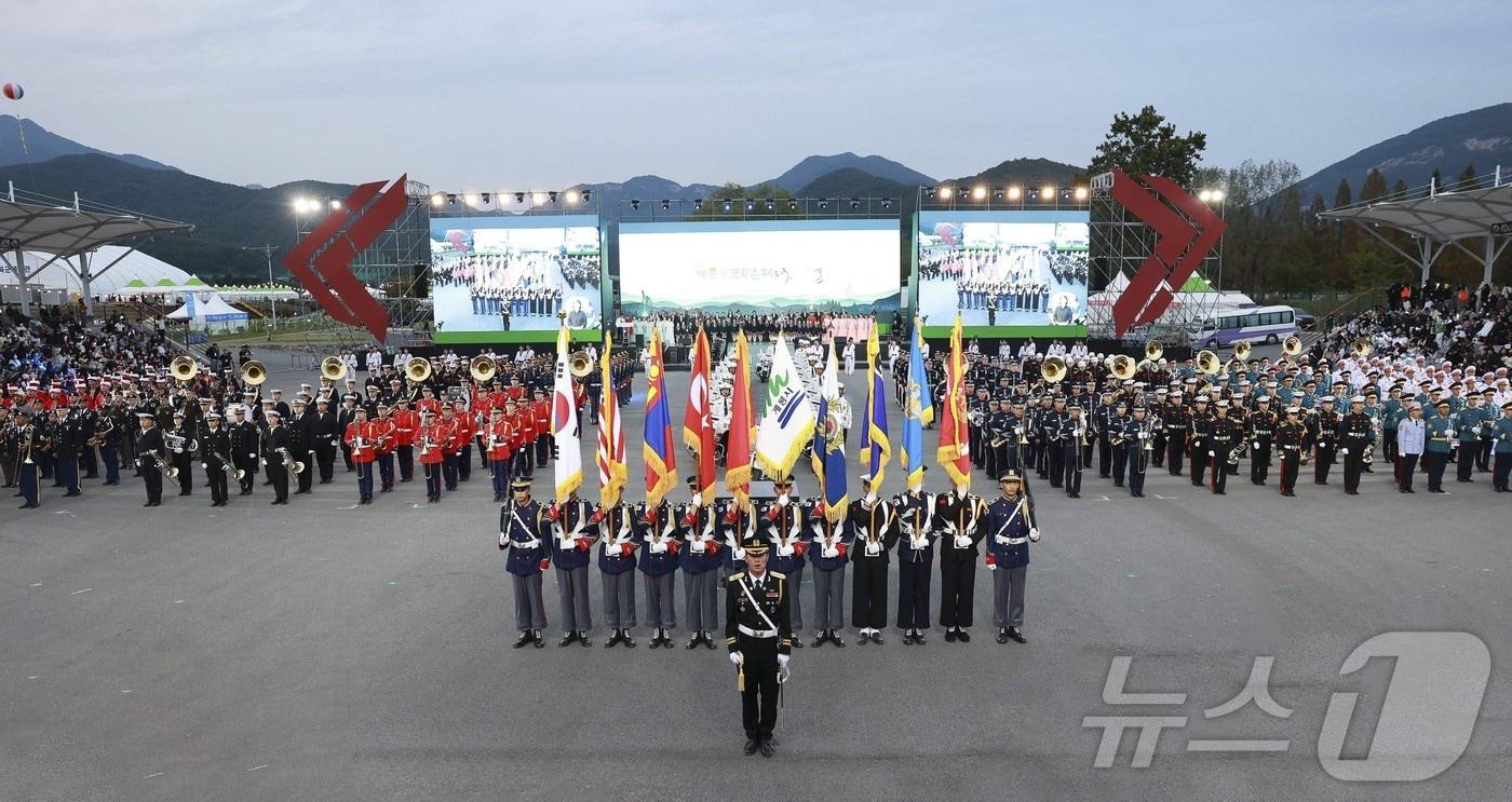 지난해 ‘군문화축제’ 개막식 모습. &#40;계룡시 제공&#41; /뉴스1