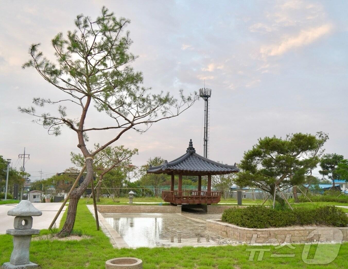 4일 준공식이 개최되는 익산 &#39;수도산공원&#39;의 모습.&#40;익산시 제공&#41;/뉴스1