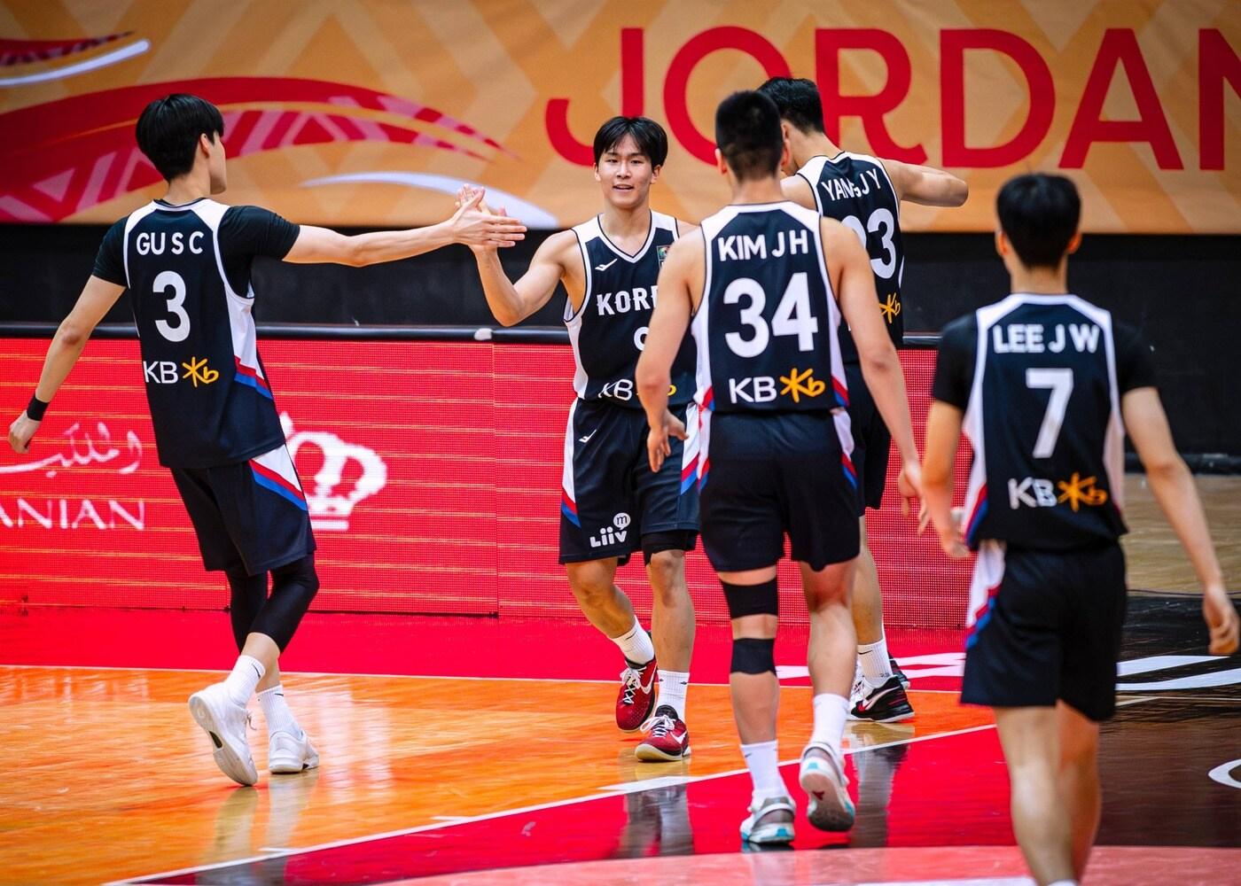 U18 농구대표팀이 2024 FIBA U18 아시아컵 8강에 진출했다. &#40;FIBA 제공&#41;