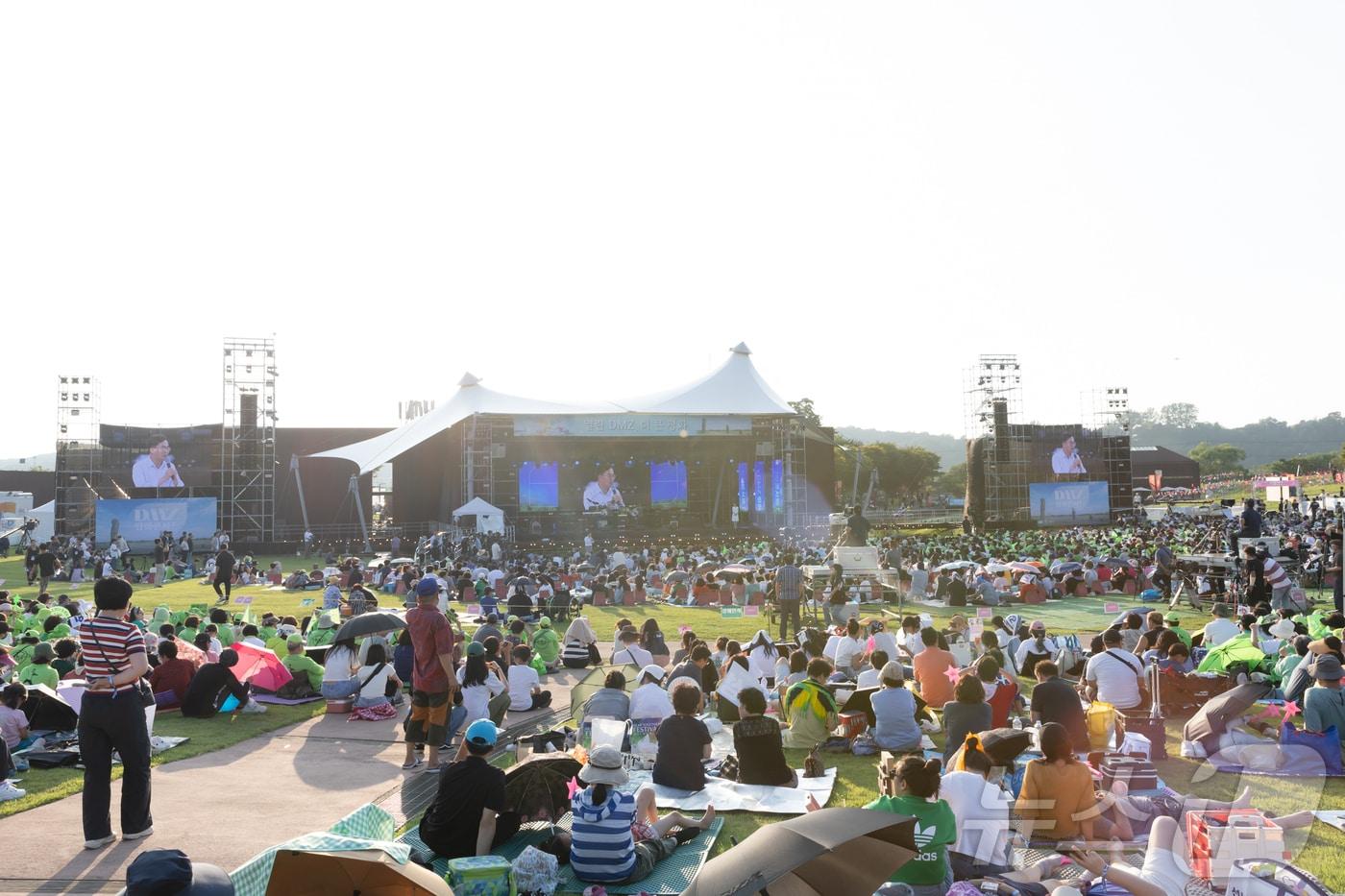 지난 7일 경기 파주시 임진각 평화누리 광장에서 열린 &#39;2024 DMZ 평화콘서트&#39; &#40;경기도 제공&#41;