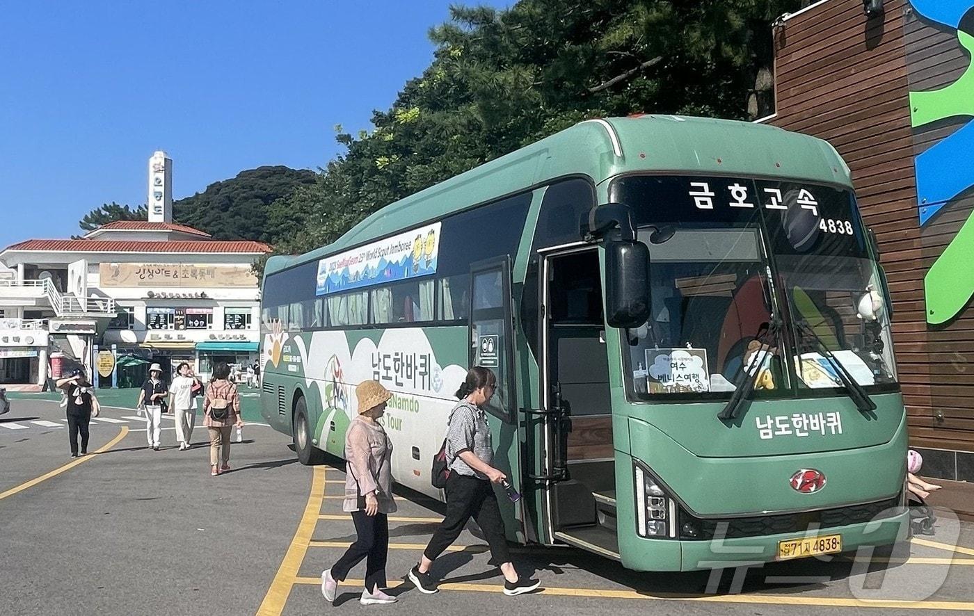 남도한바퀴 운행 모습.&#40;전남도 제공&#41; 2024.9.9/뉴스1