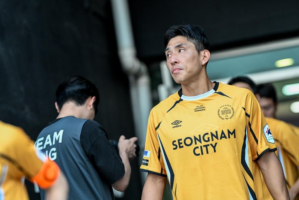 현역 은퇴를 결심한 윤영선. &#40;성남FC 제공&#41;