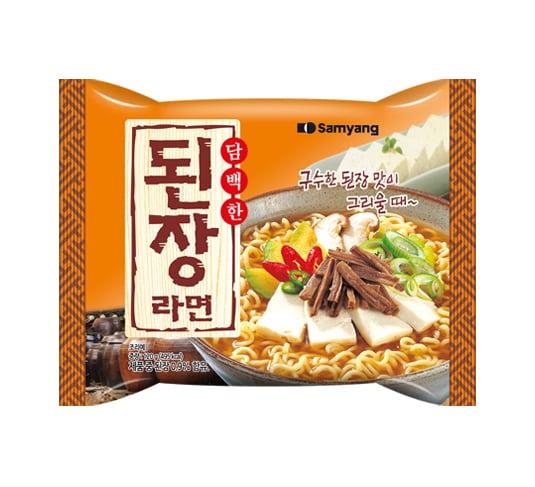 삼양식품 된장라면&#40;삼양식품 홈페이지 갈무리&#41;.