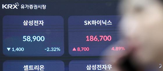 SK하이닉스, 4% 약세에 다시 '16만닉스'…삼성전자도 2% 급락[핫종목]