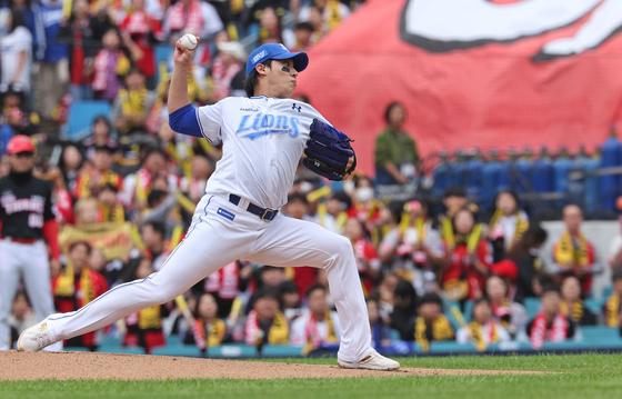 원태인, 2024 KBO 페어플레이상 수상…삼성 소속으로 5번째