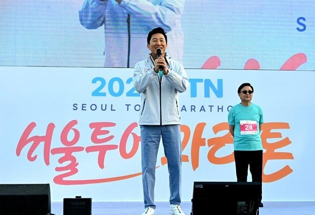 오세훈 "더 많이 걷고 달릴 수 있는 서울 위해 노력" 