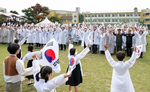 제주 최초 항일운동 '무오 법정사 항일항쟁' 106주기 기념식 열려