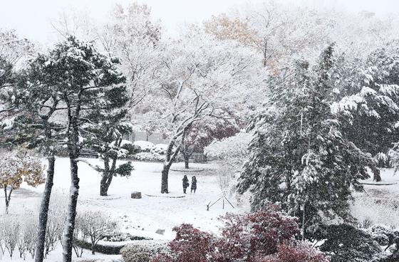 충남 천안·계룡 대설주의보…천안 3.4㎝