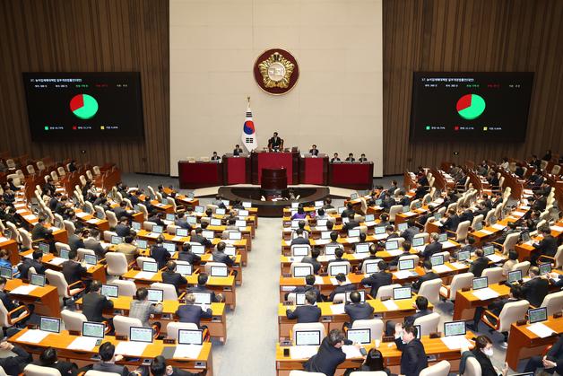  '탄핵 추진 반발' 검사 감사요구안, 국회 본회의 통과