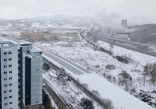 세종시 '16.3㎝' 많은 눈…설 전날 교통사고 잇따라