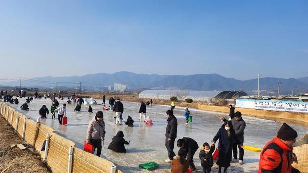 제천 얼음썰매장 영상권 날씨로 개장 연기…10일 이후 예정