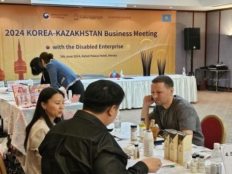 "카자흐스탄서 50억 수출 계약"…장애인기업 시장개척단 성과