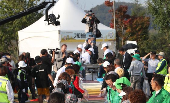 이천쌀문화축제 오셔서 600m 무지개 가래떡 먹구 가세요