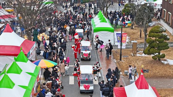 성탄절 북적이는 임실산타축제