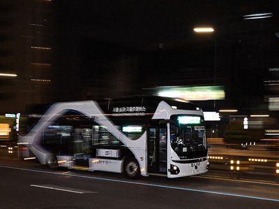 세계 최초로 선보인 '심야 자율주행버스'