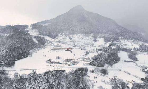 폭설에 갇힌 울릉도