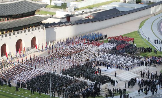 윤석열 대통령, '건군 76주년 국군의날 행사'