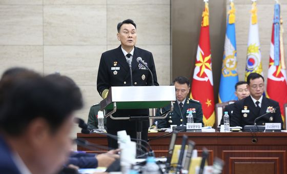 [국감]업무보고 하는 김명수 합동참모본부 의장