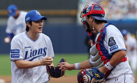 김강우, 강민호 선수 파이팅!