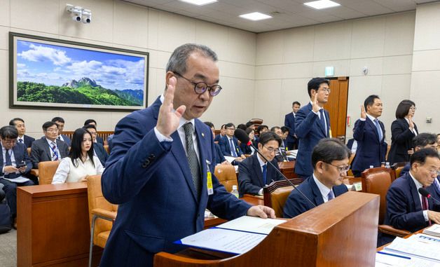 [국감]환노위 국정감사 증인 선서