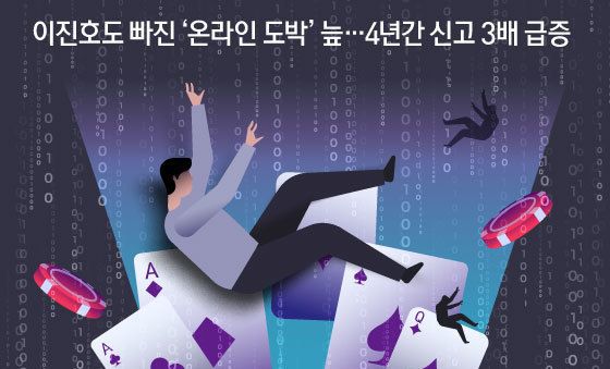 [오늘의 그래픽] 이진호도 빠진 불법도박…신고 건수 4년간 3배 늘었다