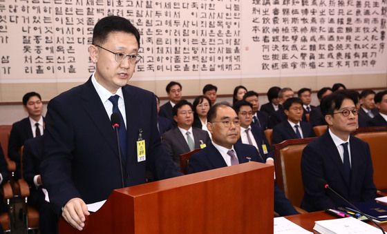 [국감]업무보고하는 박세현 서울고검장