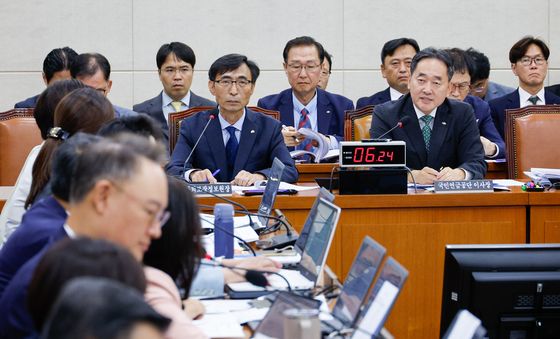 [국감]답변하는 김태현 국민연금공단 이사장