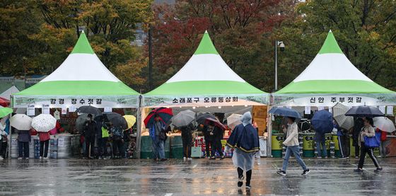 비 오는 날이 새우젓 장날