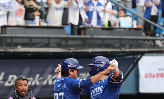 한국시리즈 가까워진 삼성 라이온즈