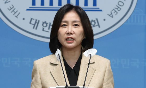 허은아 대표 '대통령 배우자법 제정 제안'