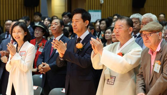 노인의 날 축하하는 오세훈 시장